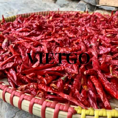 Cơ hội hợp tác xuất khẩu ớt khô đến thị trường Malaysia