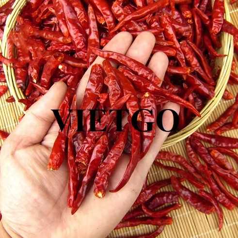 Cơ hội xuất khẩu ớt sang thị trường Ấn Độ