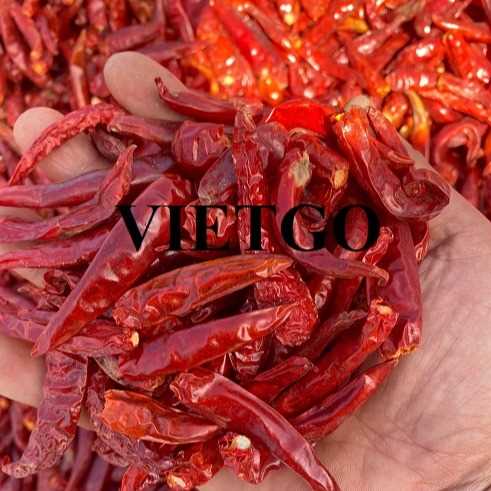 Cơ hội xuất khẩu ớt đến thị trường Ấn Độ
