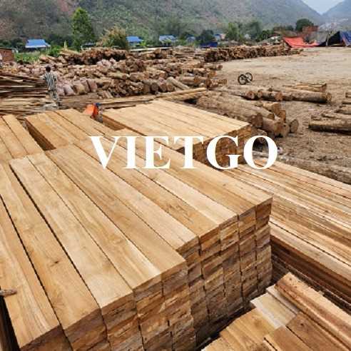 Thương vụ xuất khẩu gỗ teak xẻ sang thị trường Ấn Độ