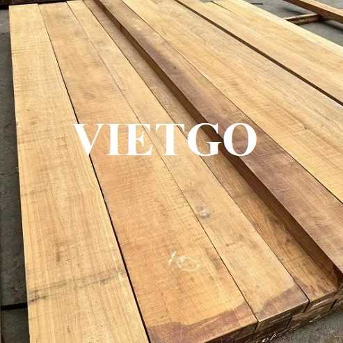 Thương vụ xuất khẩu sản phẩm gỗ teak xẻ đến thị trường Ấn Độ