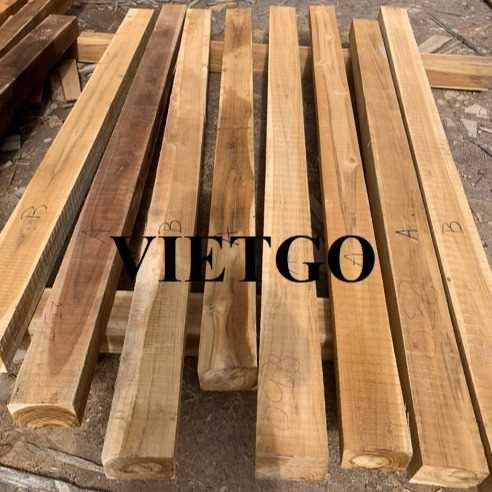 Thương vụ xuất khẩu gỗ teak xẻ sang thị trường Ấn Độ