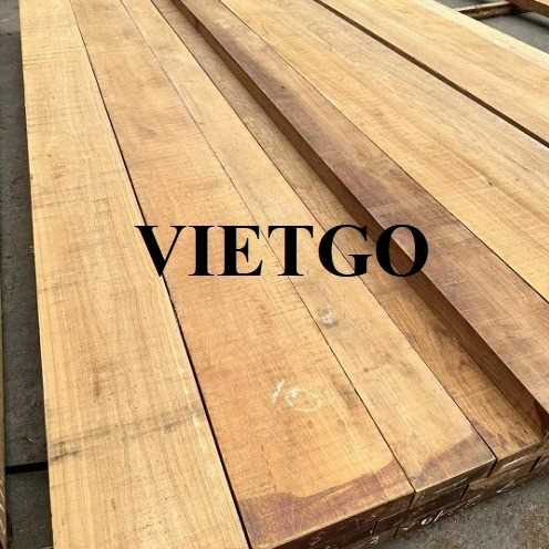 Thương vụ xuất khẩu sản phẩm gỗ teak xẻ đến thị trường Ấn Độ