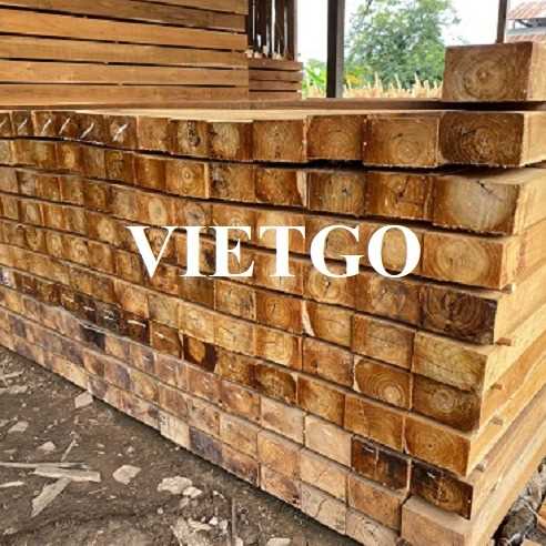 Thương vụ xuất khẩu sản phẩm gỗ teak xẻ đến thị trường Ấn Độ