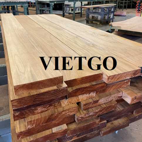 Thương vụ xuất khẩu sản phẩm gỗ teak xẻ đến thị trường Ấn Độ