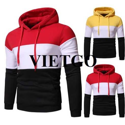 Cơ hội xuất khẩu sản phẩm áo hoodie tới thị trường các nước Đức, Ý, Pháp, Tây Ban Nha, Anh Quốc và Ba Lan