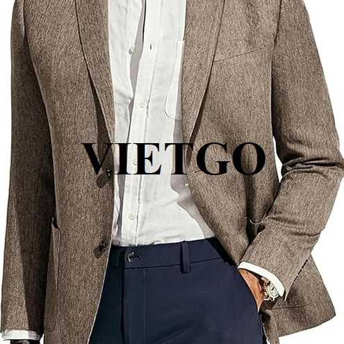 Cơ hội xuất khẩu áo blazer nam sang thị trường Hoa Kỳ