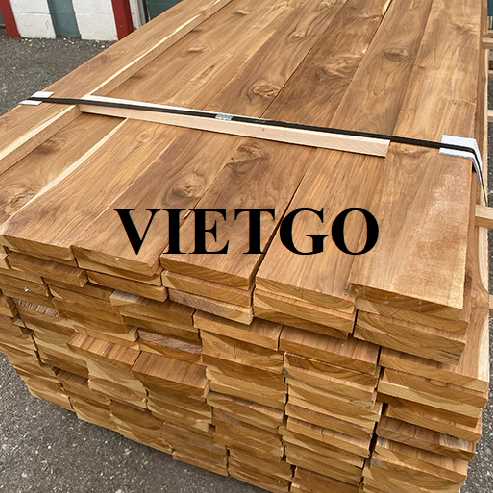 Thương vụ xuất khẩu gỗ teak xẻ sang thị trường Ấn Độ 