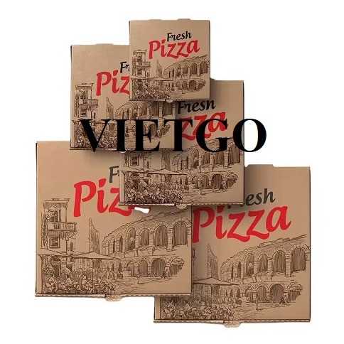 Thương vụ xuất khẩu hộp pizza sang thị trường Mỹ