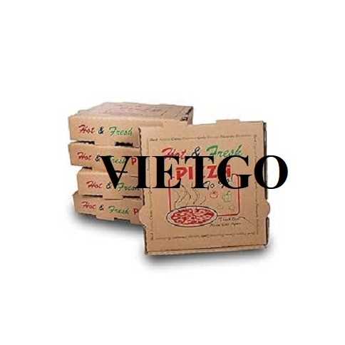 Thương vụ xuất khẩu sản phẩm hộp pizza sang thị trường Thụy Điển