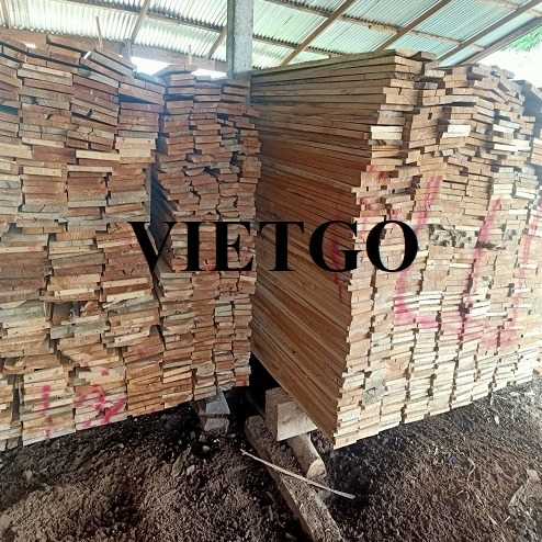 Thương vụ xuất khẩu sản phẩm gỗ teak xẻ đến thị trường Ấn Độ