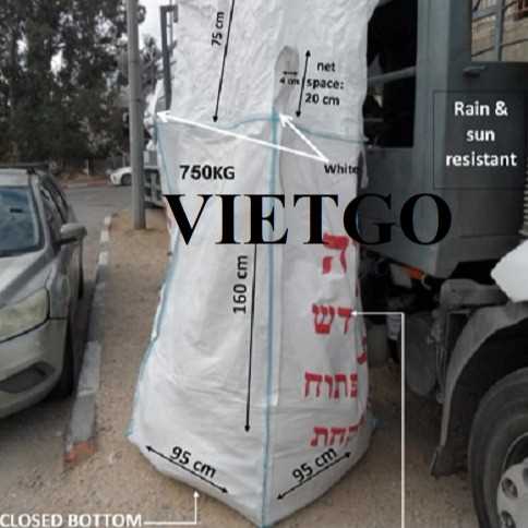 Thương vụ xuất khẩu bao jumbo sang thị trường Israel