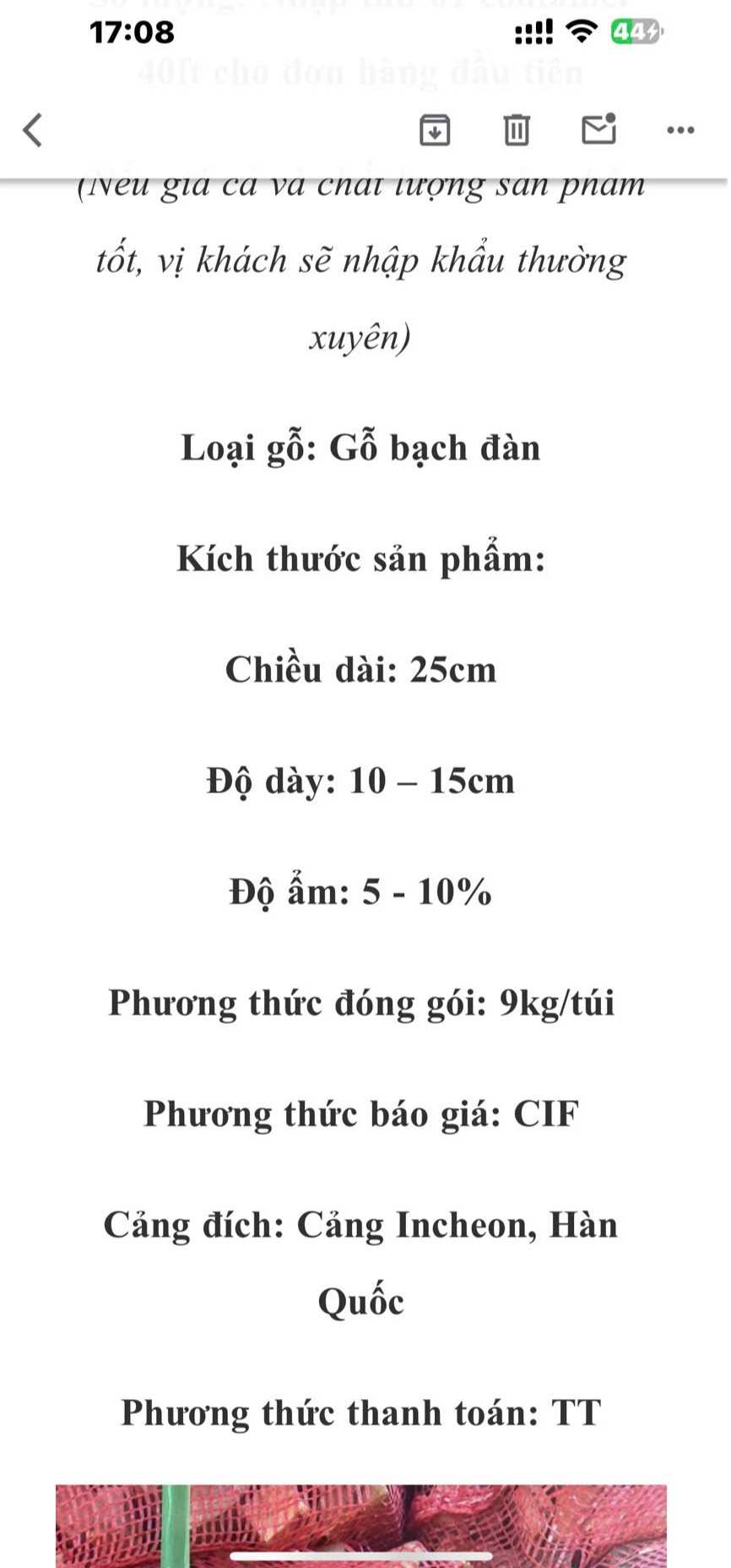 Cần tìm đơn vị vận tải vận chuyển mặt hàng củi gỗ đến Hàn Quốc