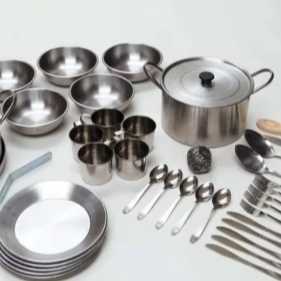 i need steel dinner set