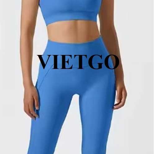 Thương vụ xuất khẩu bộ đồ tập yoga đến từ doanh nghiệp Pháp