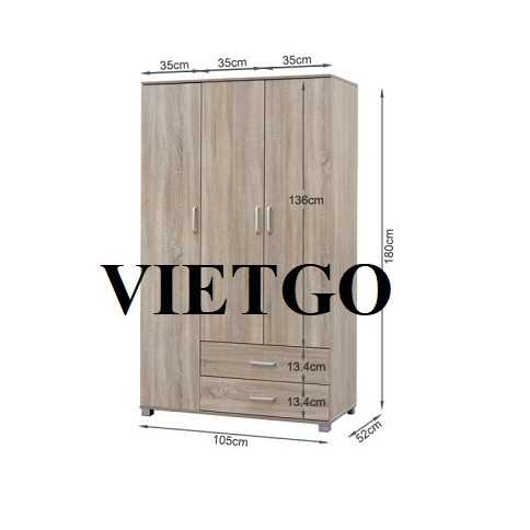 Thương vụ xuất khẩu tủ quần áo đến thị trường Anh và Canada