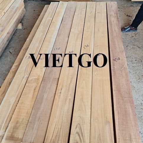 Thương vụ xuất khẩu sản phẩm gỗ teak xẻ đến thị trường Sri Lanka