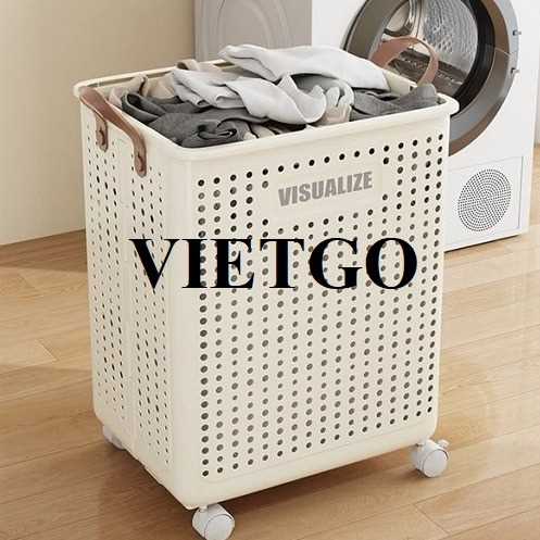 Thương vụ xuất khẩu giỏ nhựa đựng quần áo sang thị trường Mỹ