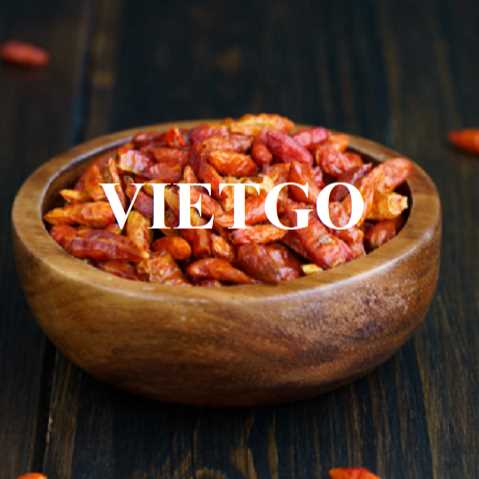 Cơ hội hợp tác xuất khẩu ớt khô đến thị trường Ấn Độ