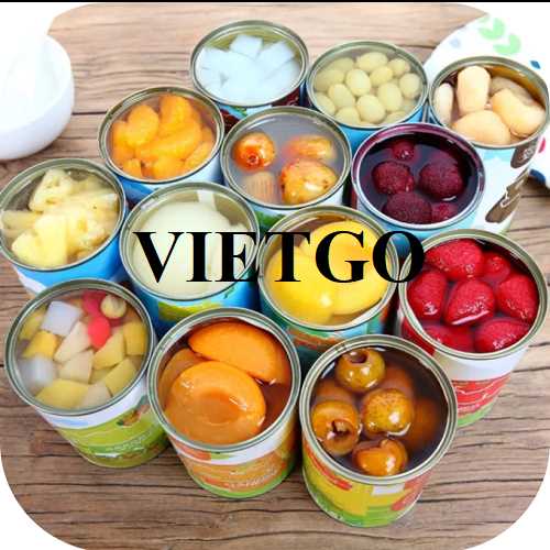 Cơ hội xuất khẩu hoa quả đóng hộp sang thị trường Ấn Độ