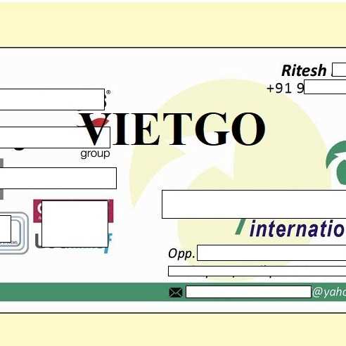 Vị khách hàng đến từ Ấn Độ đang cần tìm đại diện thương mại tại Việt Nam