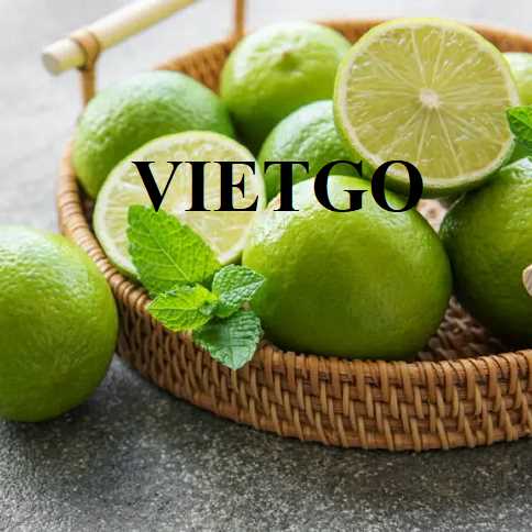 Cơ hội hợp tác xuất khẩu chanh đến thị trường UAE