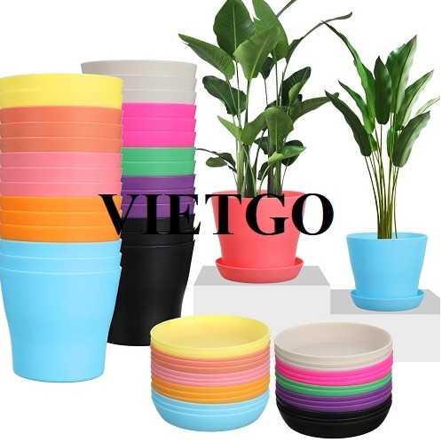 Thương vụ xuất khẩu chậu hoa nhựa sang thị trường Mỹ