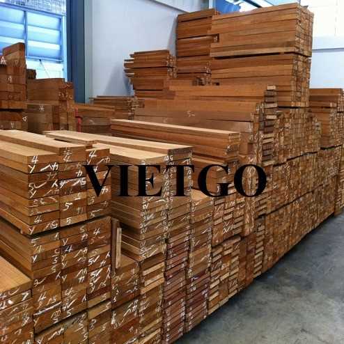 Thương vụ xuất khẩu gỗ teak sang thị trường Ấn Độ