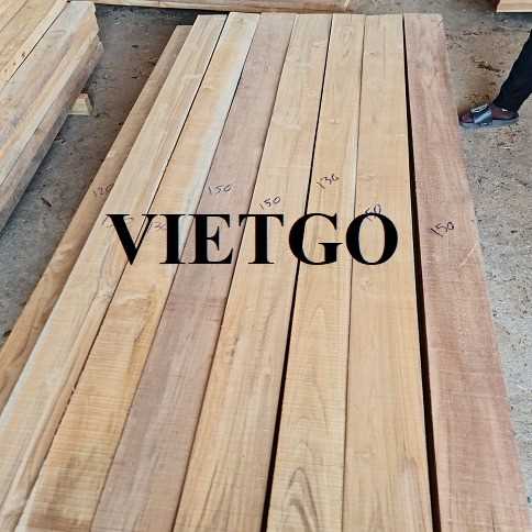 Thương vụ xuất khẩu gỗ teak sang thị trường Ấn Độ 