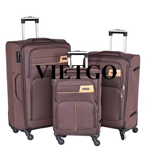 Cơ hội xuất khẩu vali vải tồn kho tới thị trường Pháp