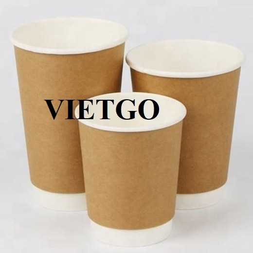 Thương vụ xuất khẩu sản phẩm cốc giấy đến Vương quốc Anh