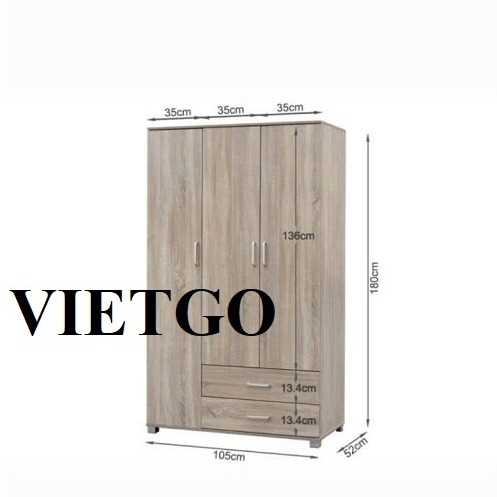 Thương vụ xuất khẩu tủ quần áo sang thị trường Trung Quốc