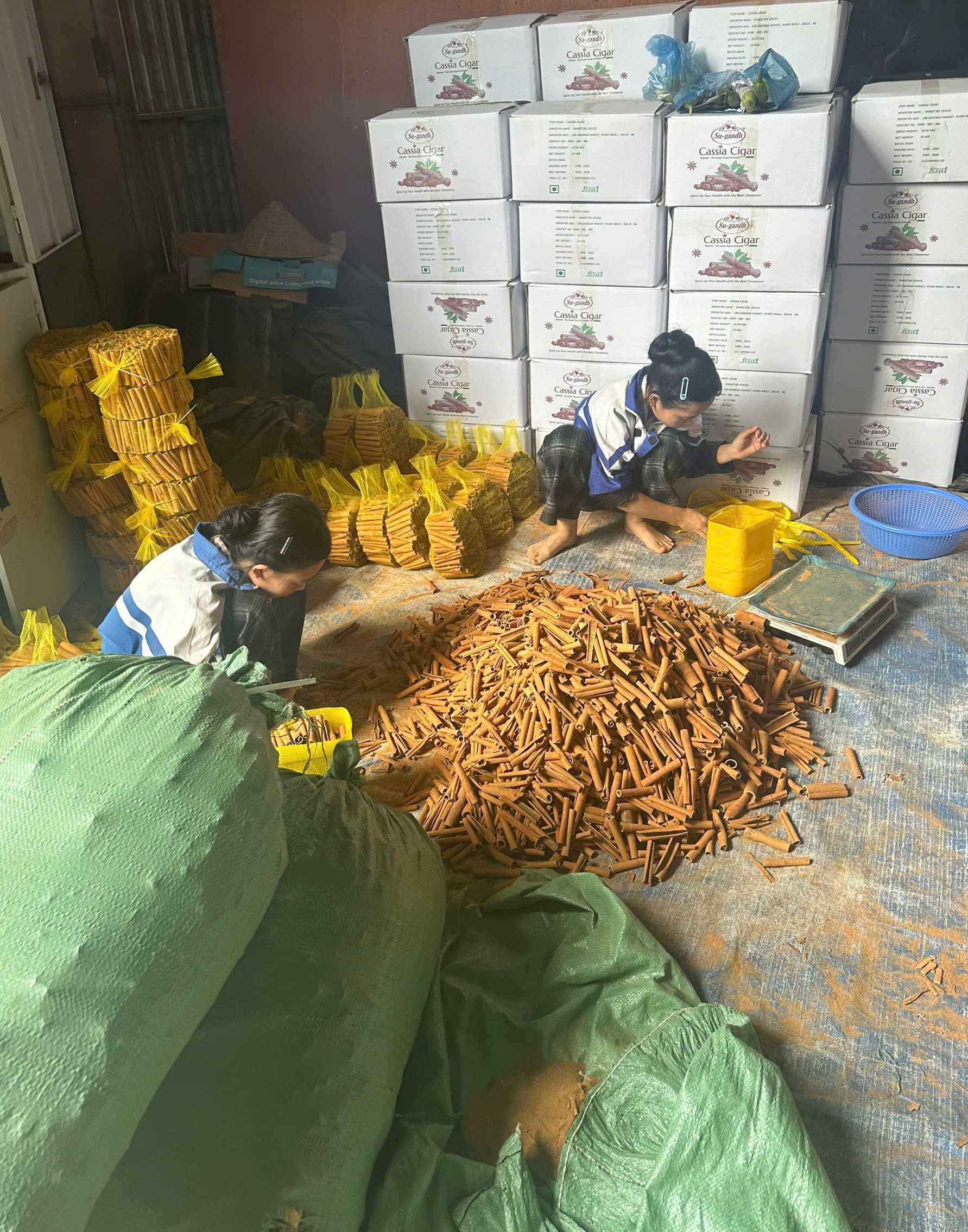 Cần tìm đơn vị vận tải sản phẩm Quế chẻ và quế ống sáo sang Ấn Độ