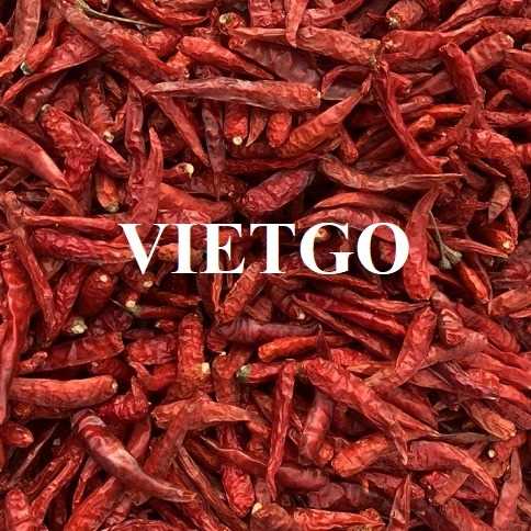 Cơ hội xuất khẩu ớt khô không cuống tới thị trường Ấn Độ