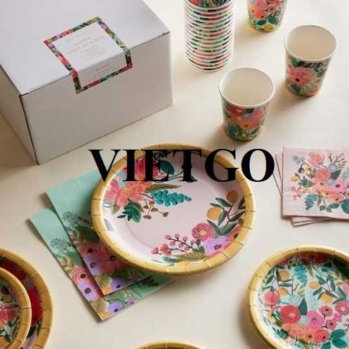 Cơ hội hợp tác xuất khẩu bộ đồ dùng bàn ăn bằng giấy đến thị trường Hoa Kỳ