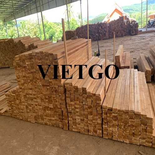 (Cập nhật thông tin đơn hàng) Thương vụ xuất khẩu gỗ teak xẻ sang thị trường Ấn Độ 