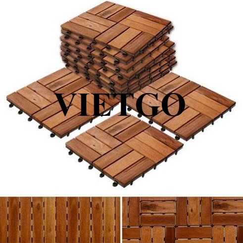Thương vụ xuất khẩu vỉ ván sàn sang thị trường Pháp
