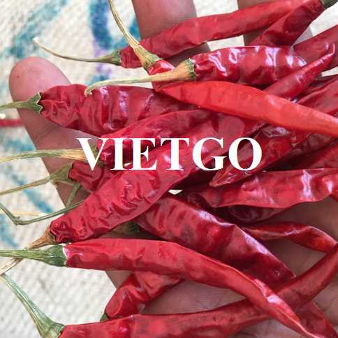 Cơ hội hợp tác xuất khẩu ớt khô có cuống đến thị trường Ấn Độ 