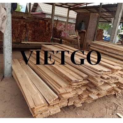 Thương vụ xuất khẩu sản phẩm gỗ teak xẻ đến thị trường Ấn Độ