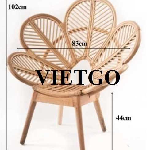 Đơn hàng xuất khẩu ghế mây tre đan sang thị trường Pháp