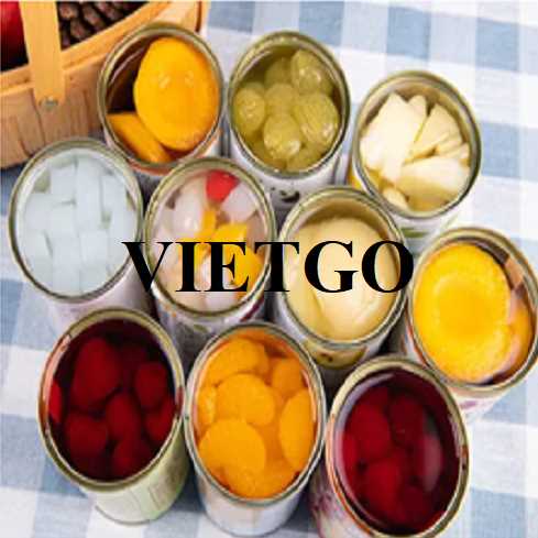 Cơ hội xuất khẩu hoa quả đóng hộp sang thị trường UAE