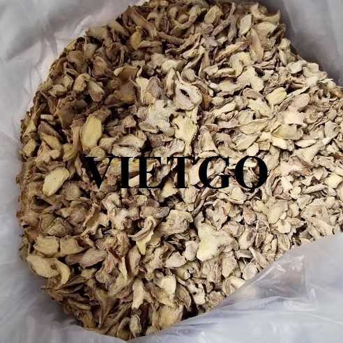 Cơ hội xuất khẩu gừng khô thái lát sang thị trường Ấn Độ