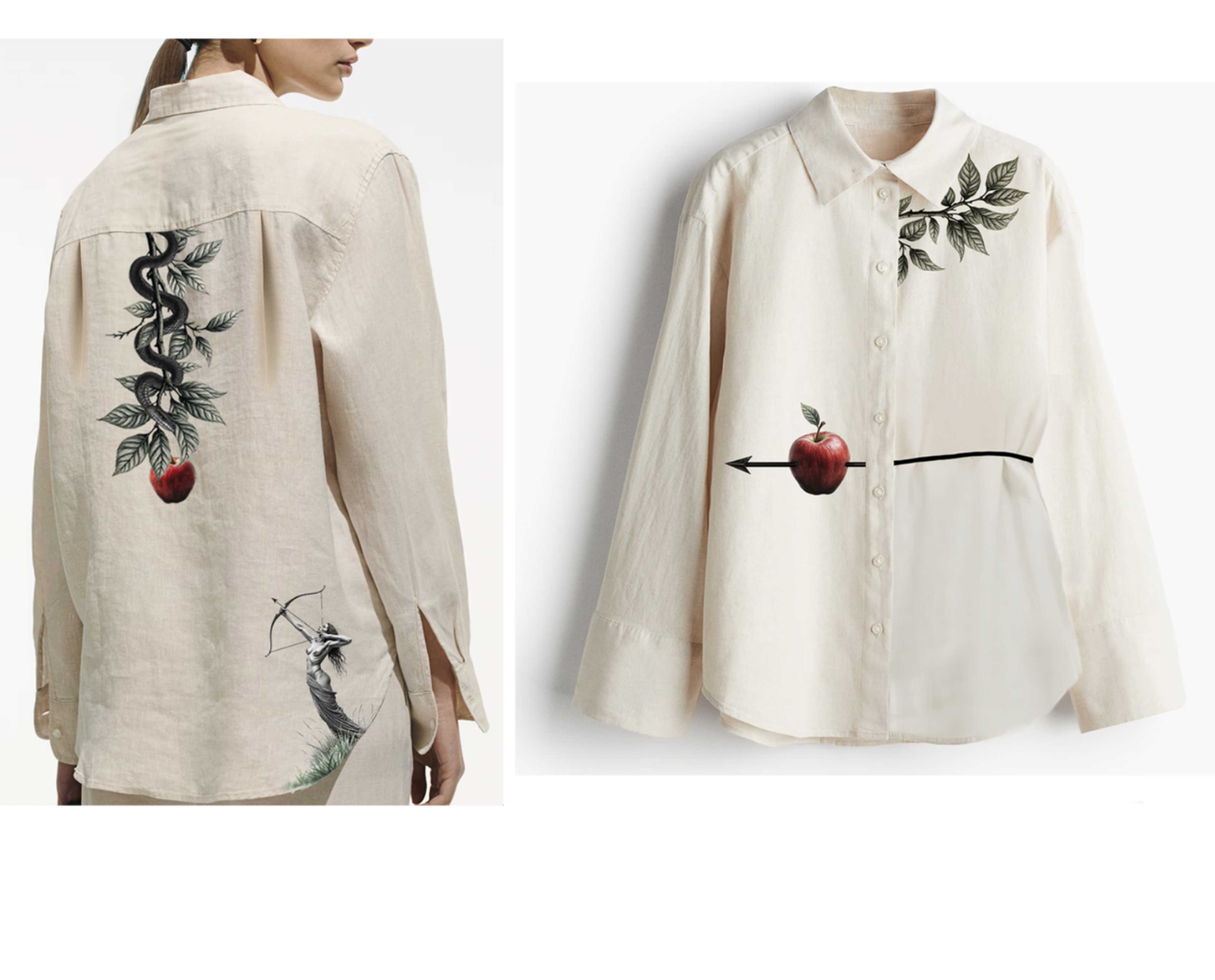 I want to buy casual linen sets of shirt and pants for women with custom print