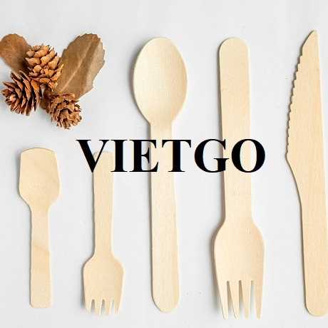 Thương vụ xuất khẩu bộ dao thìa nĩa gỗ dùng một lần đến thị trường Trung Quốc
