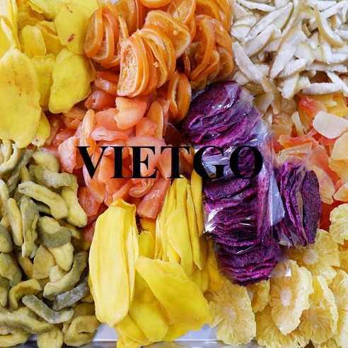 Cơ hội xuất khẩu trái cây sấy đến thị trường UAE