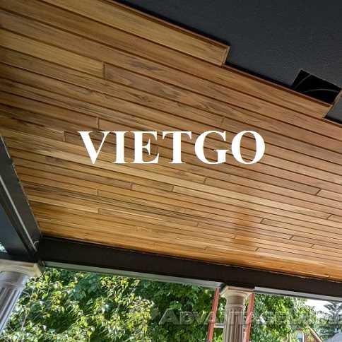 Thương vụ xuất khẩu sản phẩm trần gỗ ngoài trời đến thị trường Hoa Kỳ