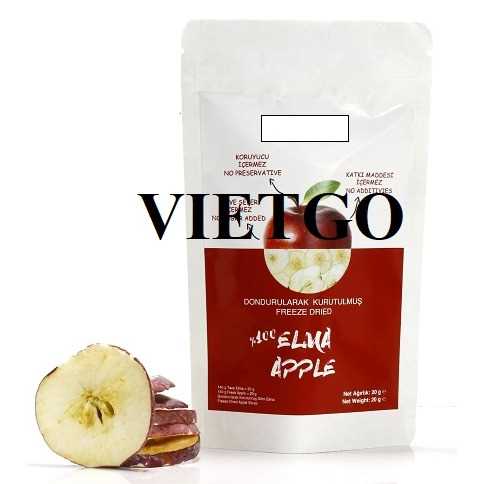 Cơ hội xuất khẩu trái cây sấy lạnh đến thị trường Thổ Nhĩ Kỳ