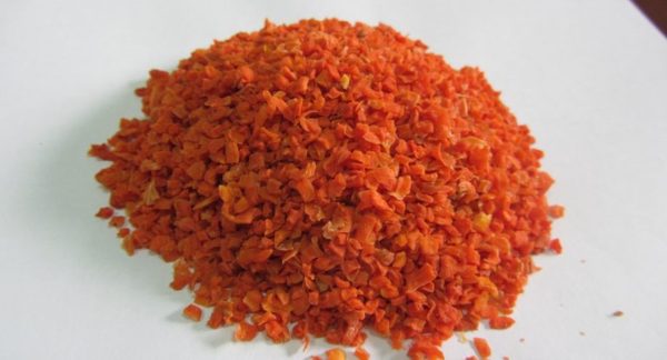 Dried carrots