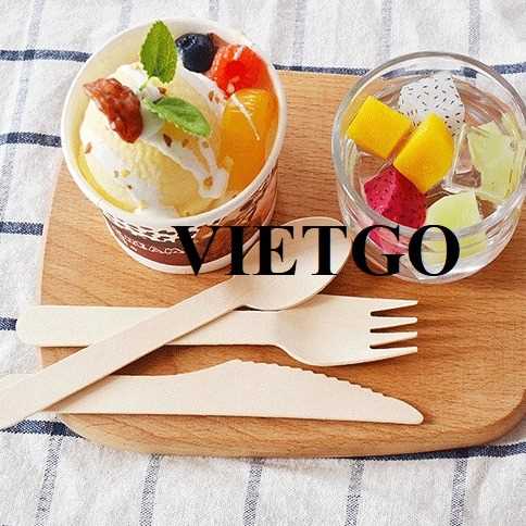 Thương vụ xuất khẩu bộ dao thìa nĩa gỗ dùng một lần đến thị trường Ấn Độ