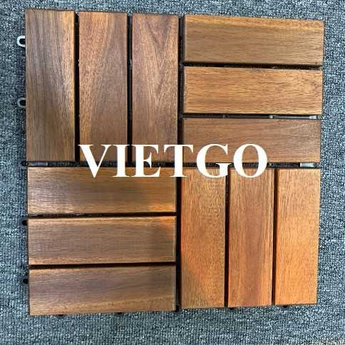 Thương vụ xuất khẩu sản phẩm vỉ ván sàn đến thị trường Ấn Độ